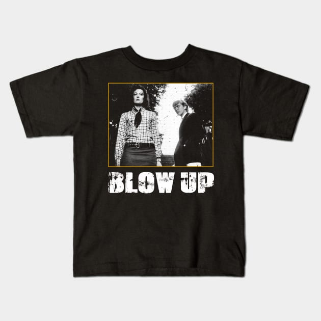 BlowUp's Artistic Whimsy Tee Inspired by the Photographic Puzzles and Fashionable Flourish of the Film Kids T-Shirt by Anime Character Manga